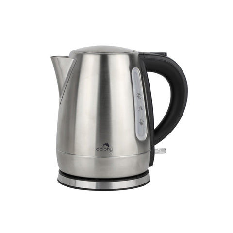 1.0L Stainless Steel Electric Kettle Black - SuperSaverAU - view 1