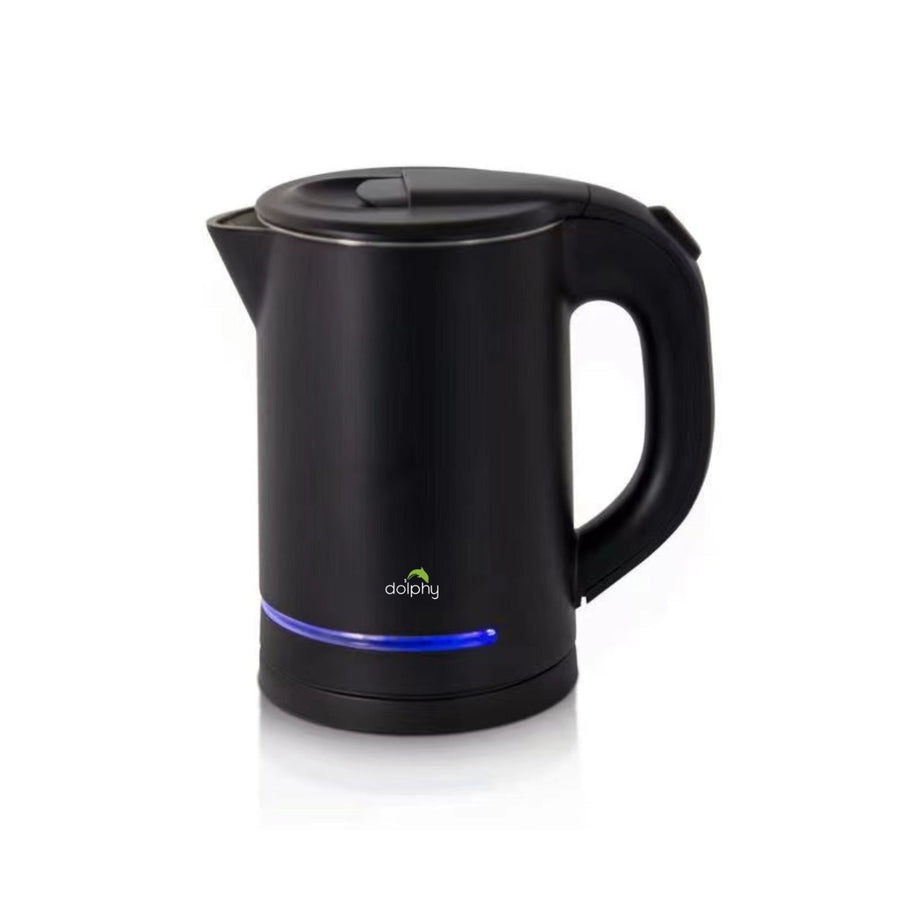 0.8L Electric Kettle Matt Black With Light Design - SuperSaverAU - view 1