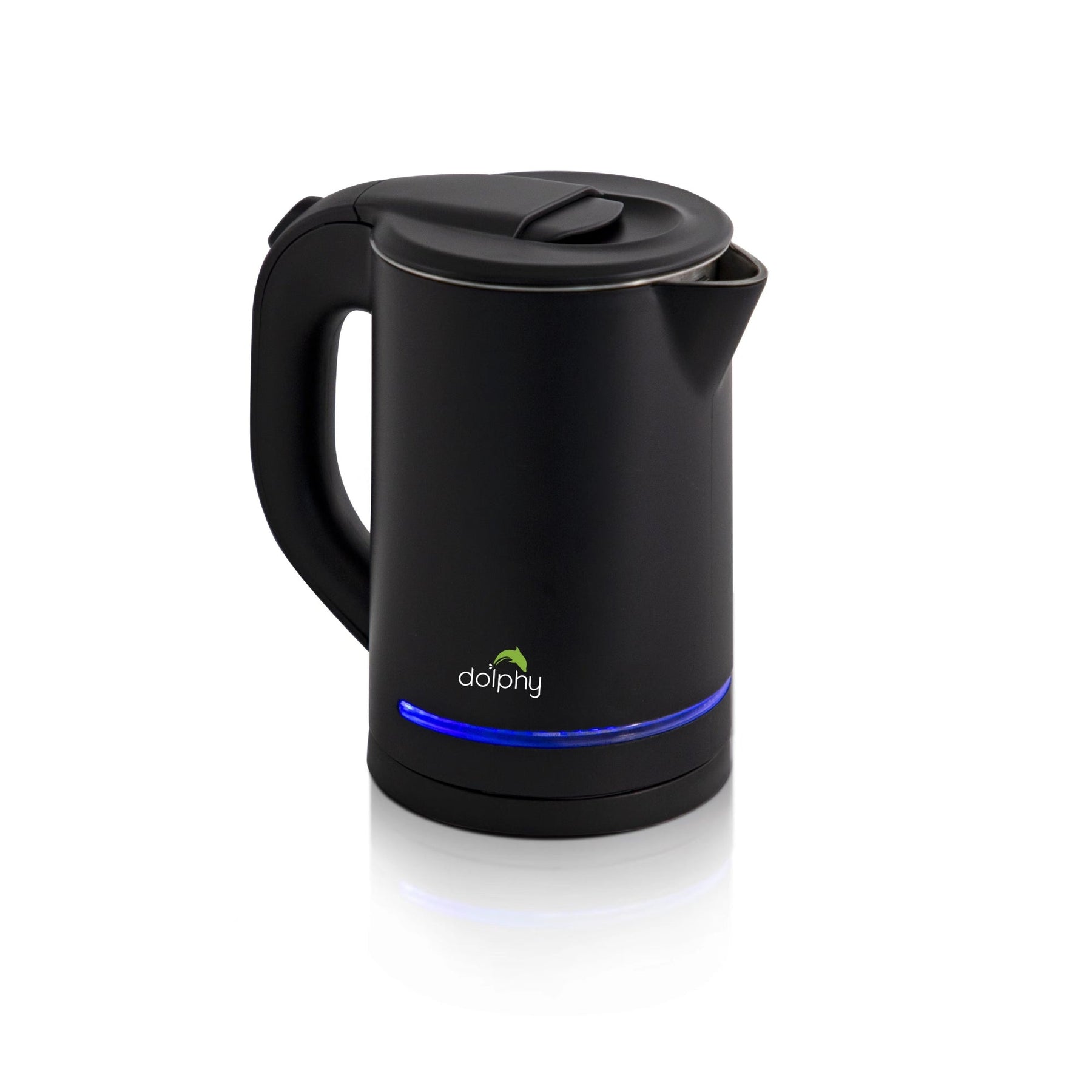 0.8L Electric Kettle Matt Black With Light Design - SuperSaverAU - view 2