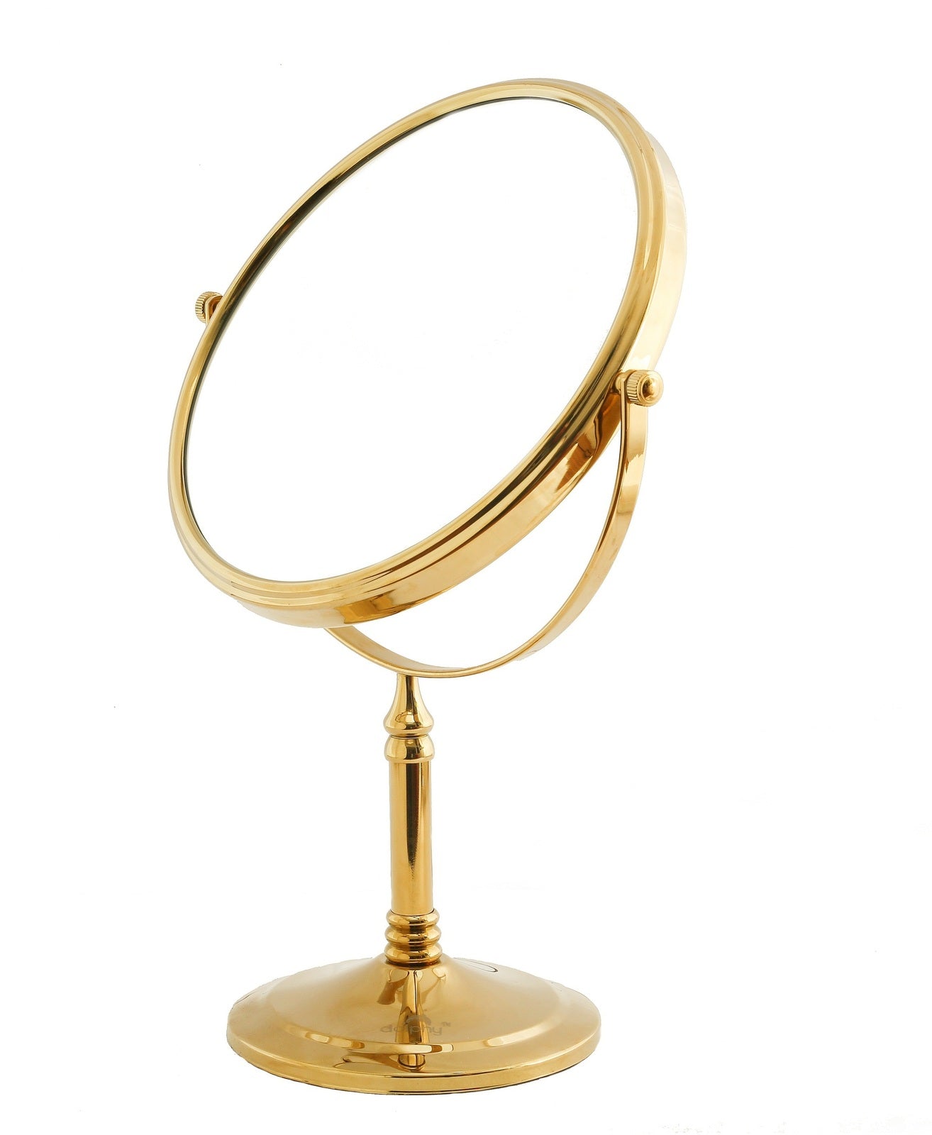 Dolphy 5X & 1X Tabletop Magnifying Mirror - Royal Gold