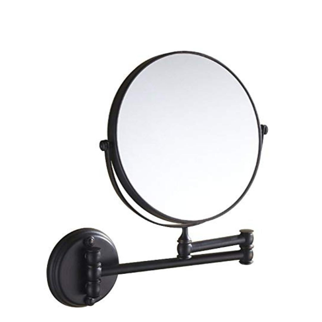 Dolphy 5X & 1X Wall Mount Magnifying Mirror - Matte Black - SuperSaverAU - view 1