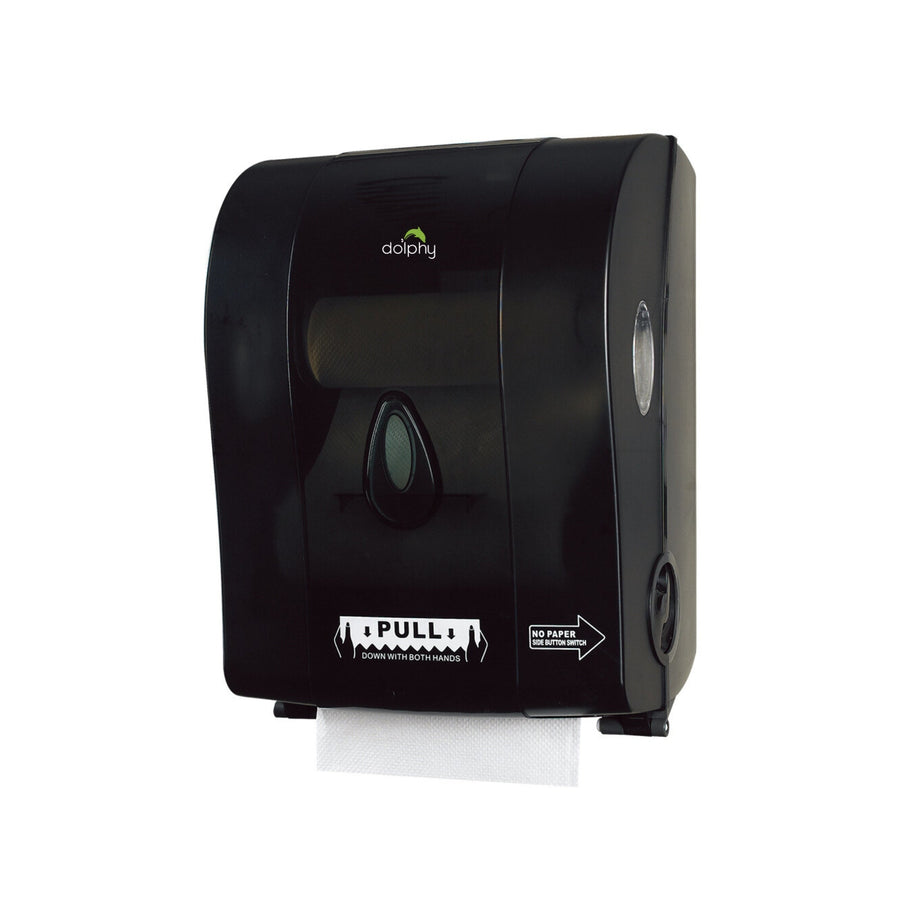 Premium Semi-Autocut Paper Towel Dispenser – Black