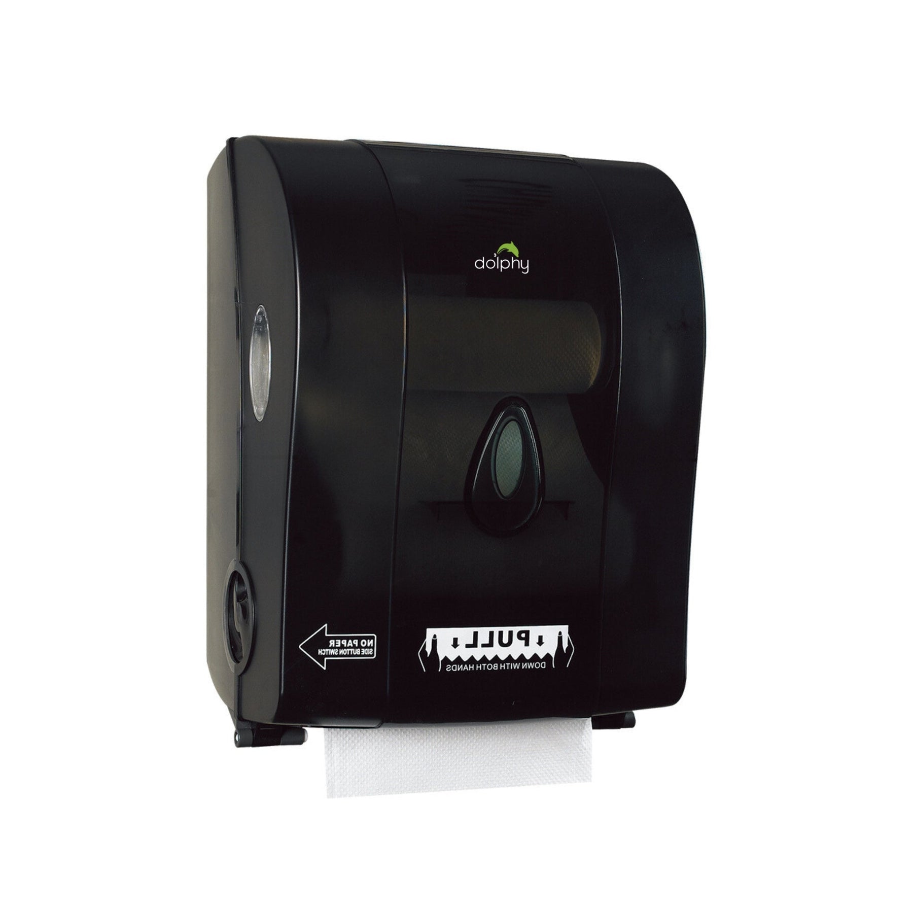 Premium Semi-Autocut Paper Towel Dispenser – Black