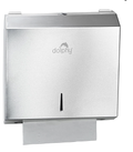 Premium Compact Stainless Steel Slimline Paper Towel Dispenser – Silver