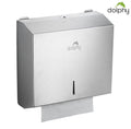 Premium Compact Stainless Steel Slimline Paper Towel Dispenser – Silver