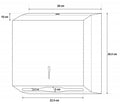 Premium Compact Stainless Steel Slimline Paper Towel Dispenser – Silver