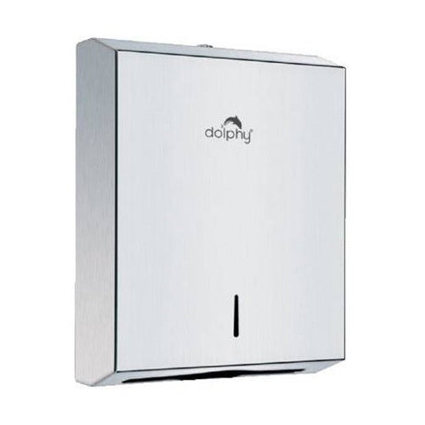 Premium Stainless Steel Slimline Paper Towel Dispenser – Silver
