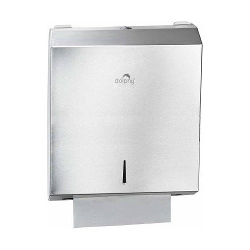 Premium Stainless Steel Slimline Paper Towel Dispenser – Silver