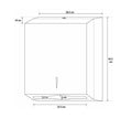 Premium Stainless Steel Slimline Paper Towel Dispenser – Silver