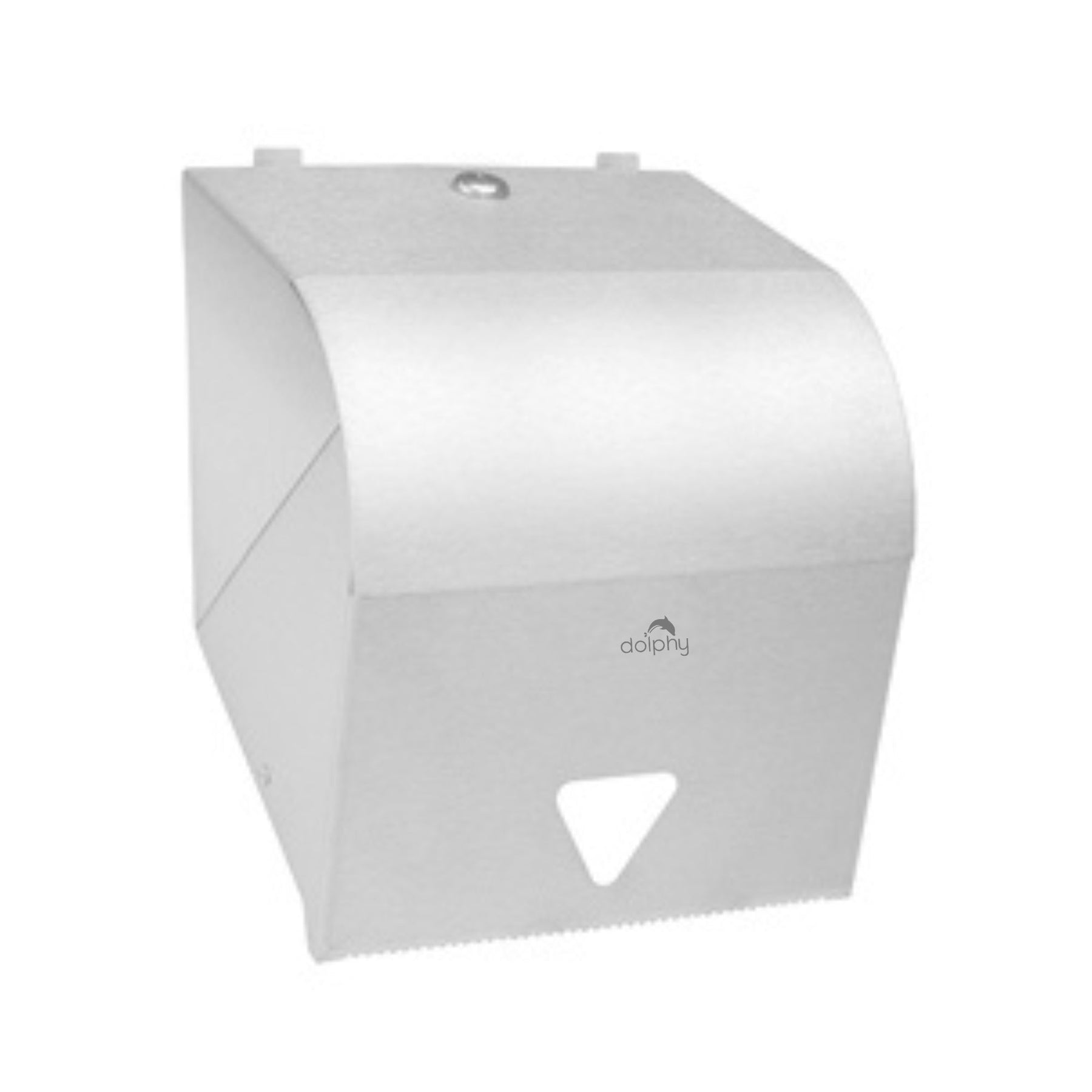 Premium Paper Towel Dispenser – White Lockable Stainless Steel with Indicator Window