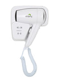 Dolphy White Wall Mounted Hair Dryer 1200W with Shaver Socket