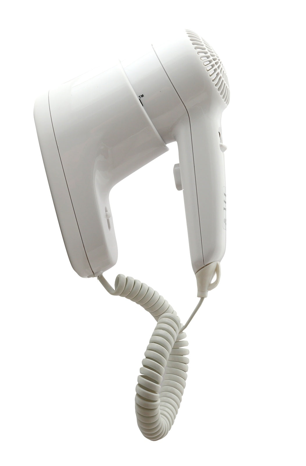 Dolphy Wall-Mount Hair Dryer 1200W - White, Compact Design