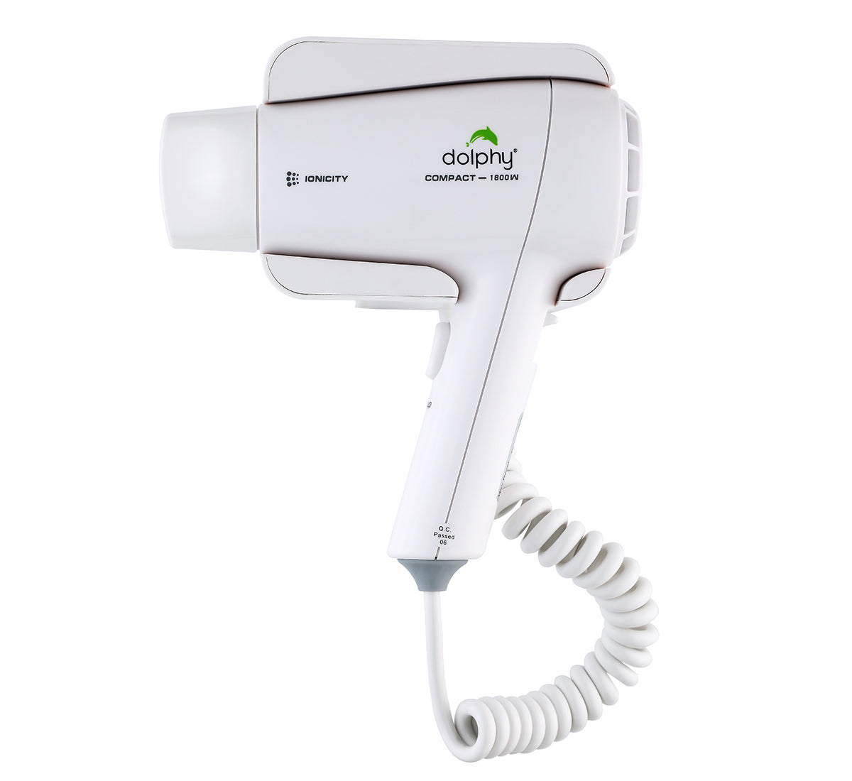 Dolphy Plaza Wall Mount Hair Dryer 1800W - White