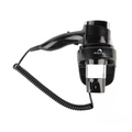 Dolphy Wall-Mount Hair Dryer 1600W - Black, Energy Efficient Design - SuperSaverAU - view 1