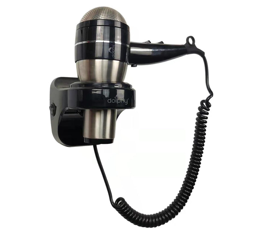 Dolphy Premium Wall-Mounted Hair Dryer 1875W - Black - SuperSaverAU - view 1
