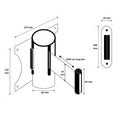 Wall Mounted Retractable Queue Barrier Belt - SuperSaverAU - view 2
