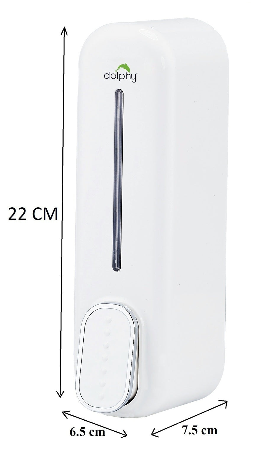 Dolphy Manual Soap Dispenser 300ml - White - SuperSaverAU - view 3