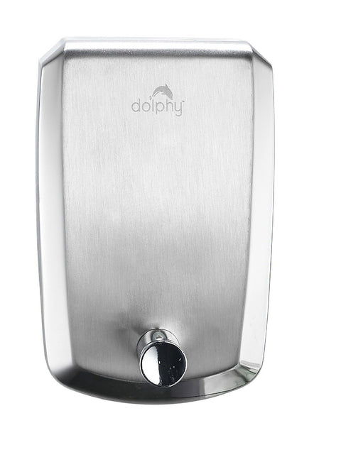 Dolphy Stainless Steel Soap Dispenser 1000ml - Silver - SuperSaverAU - view 1