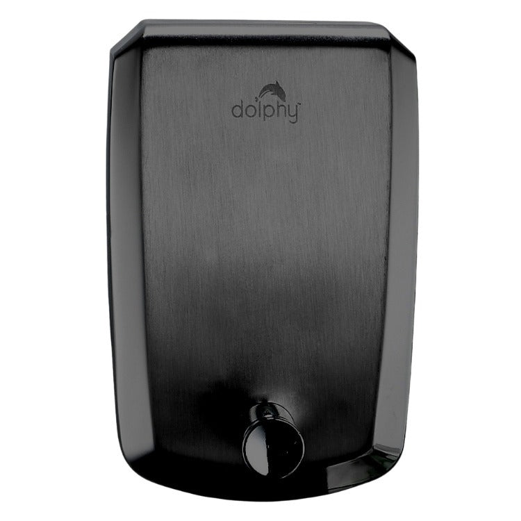 Dolphy Stainless Steel Soap Dispenser 1000ml - Black - SuperSaverAU - view 1