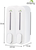 Dolphy Dual Soap/Shampoo Dispenser 300ml - Pack of 2, White - SuperSaverAU - view 3