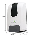 Dolphy Manual Soap-Sanitiser Dispenser 1000ml - White - SuperSaverAU - view 5
