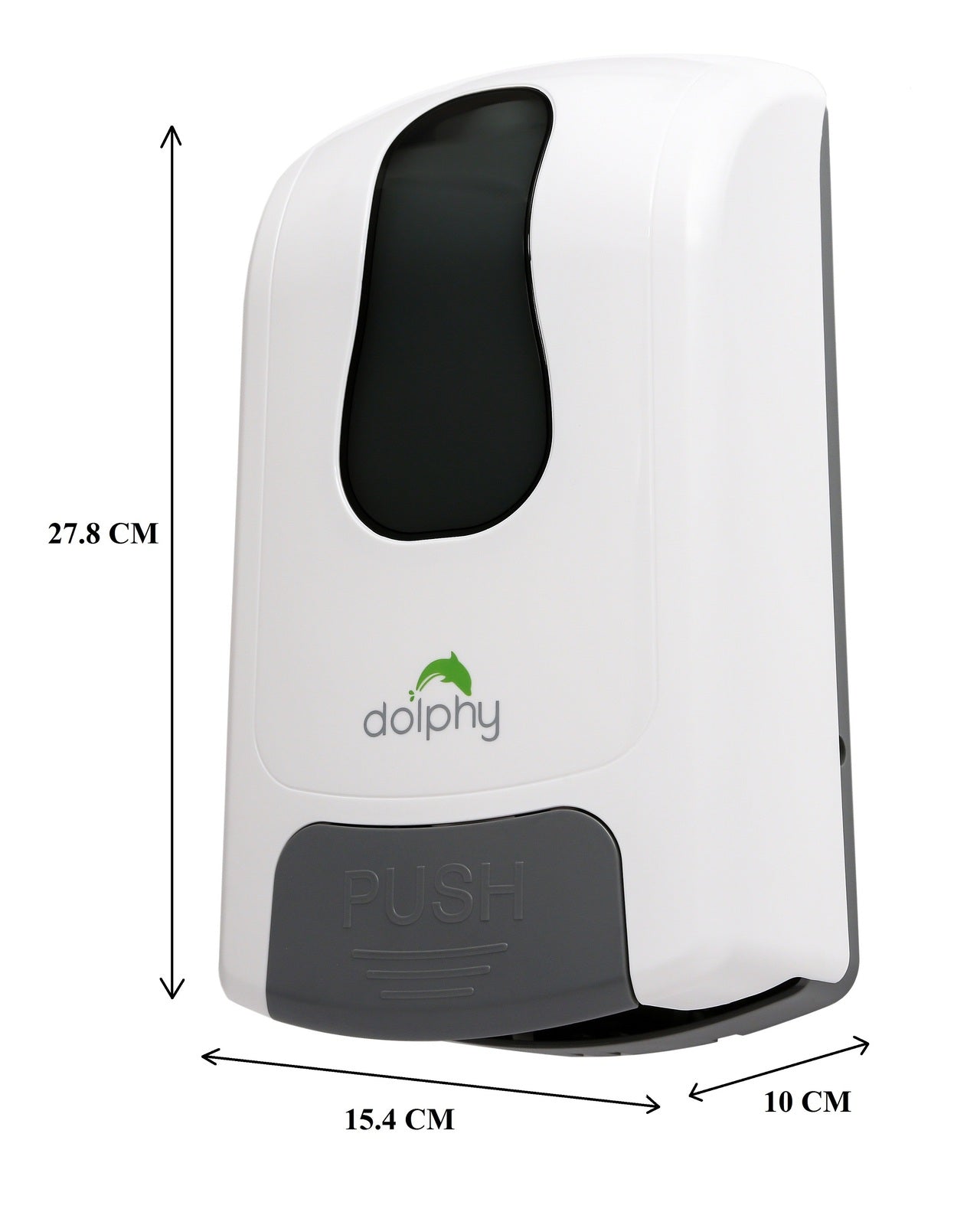 Dolphy Manual Soap-Sanitiser Dispenser 1000ml - White - SuperSaverAU - view 5