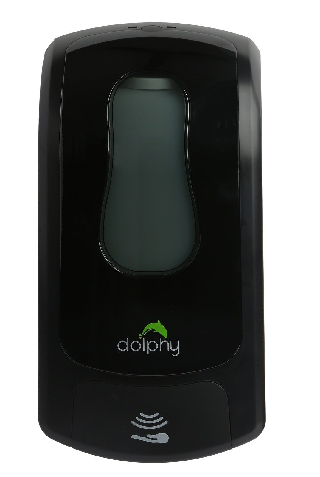 Dolphy Black Automatic Soap and Sanitiser Dispenser 1000ml Sensor Wall Mounted