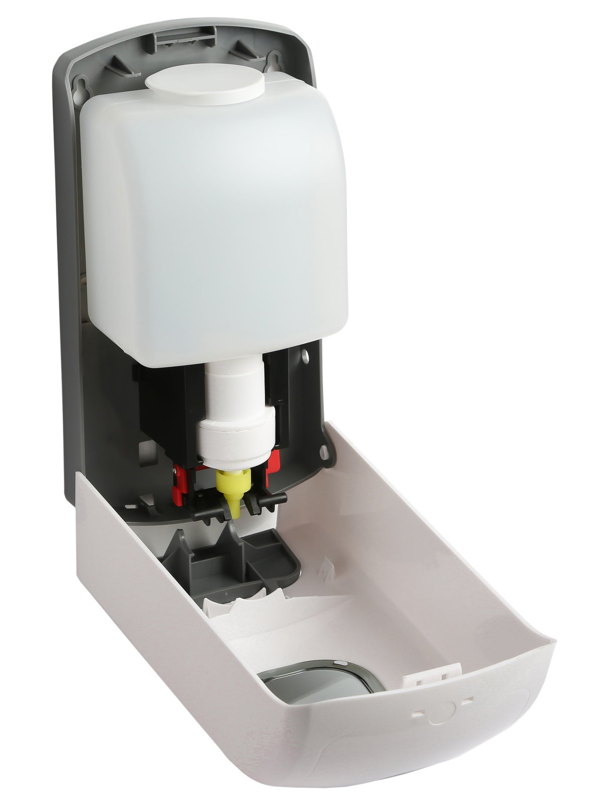 Dolphy White Manual Foam Dispenser 1000ml Refillable Wall Mounted