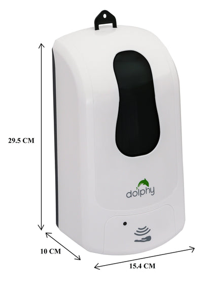 Dolphy Classic Automatic Spray Sanitiser Dispenser 1L - White