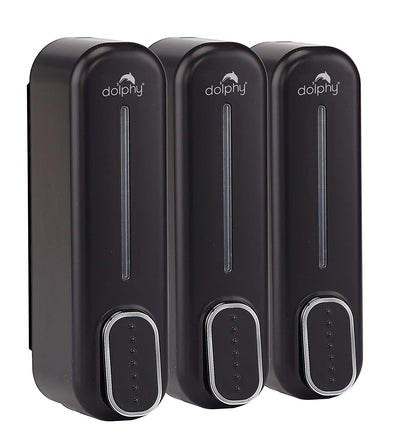 Manual Soap Dispenser 300ml (Pack of 3) - Black