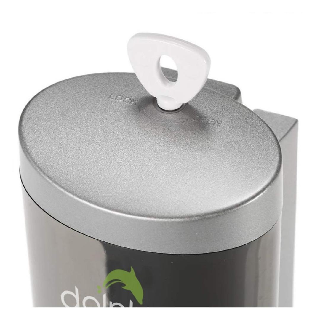 Dolphy Manual Liquid Soap Dispenser 200ml - Transparent - SuperSaverAU - view 2