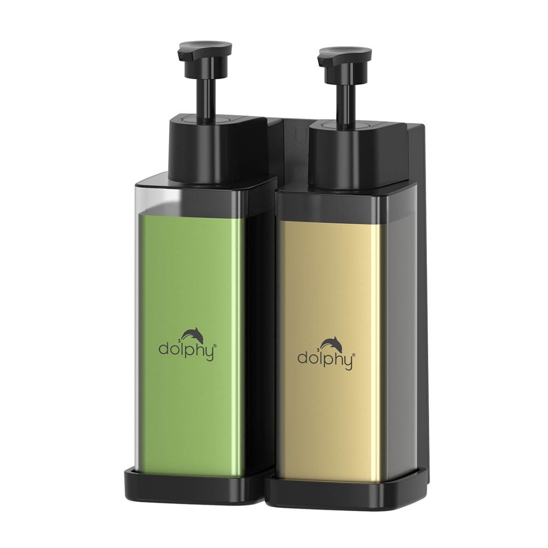 Dolphy Manual Soap Dispenser 300ml - Clear (Pack of 2) - SuperSaverAU - view 1