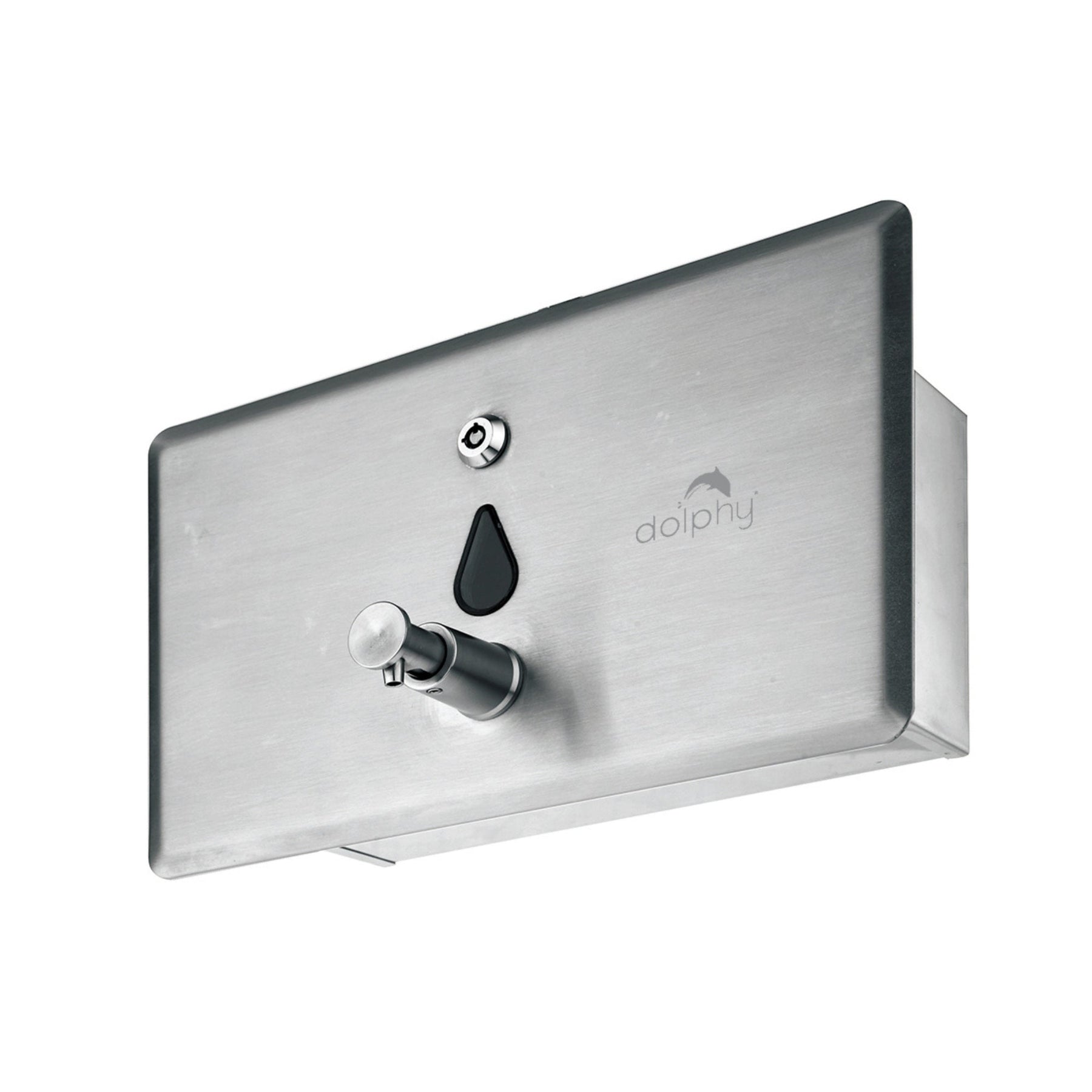 Dolphy Stainless Steel Soap Dispenser 1400ml - Silver - SuperSaverAU - view 1