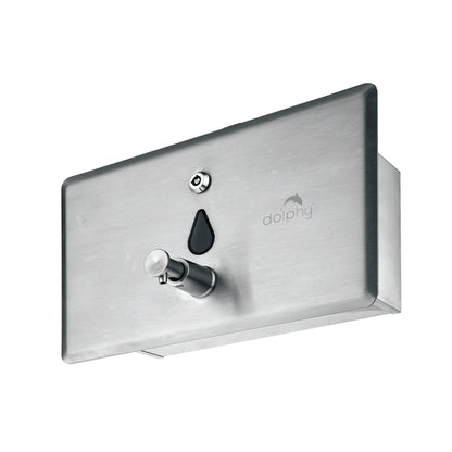 Dolphy Stainless Steel Soap Dispenser 1400ml - Silver