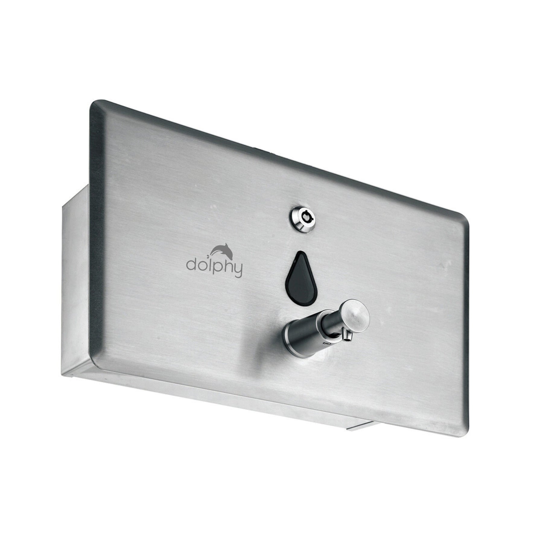 Dolphy Stainless Steel Soap Dispenser 1400ml - Silver - SuperSaverAU - view 2
