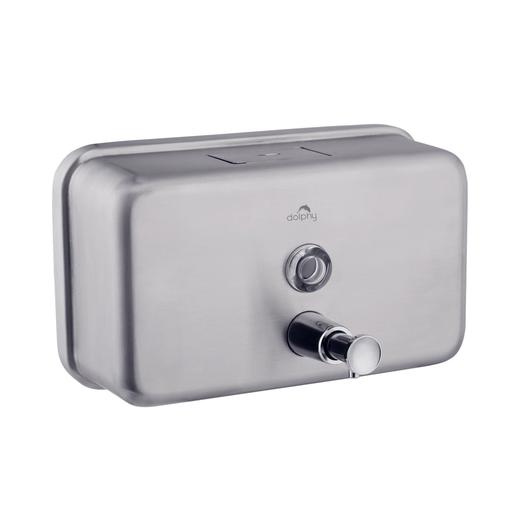 Dolphy Stainless Steel Soap Dispenser 1200ml - Manual, Silver - SuperSaverAU - view 2