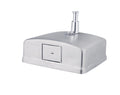 Dolphy Silver Stainless Steel Manual Soap Dispenser 1200ml Wall Mounted