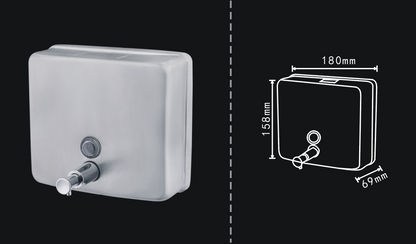 Dolphy Stainless Steel Soap Dispenser 1200ml - Manual