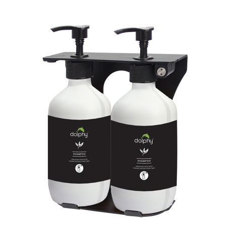 Dolphy Manual Liquid Soap Dispenser (Pack of 2) 500ml - White - SuperSaverAU - view 1