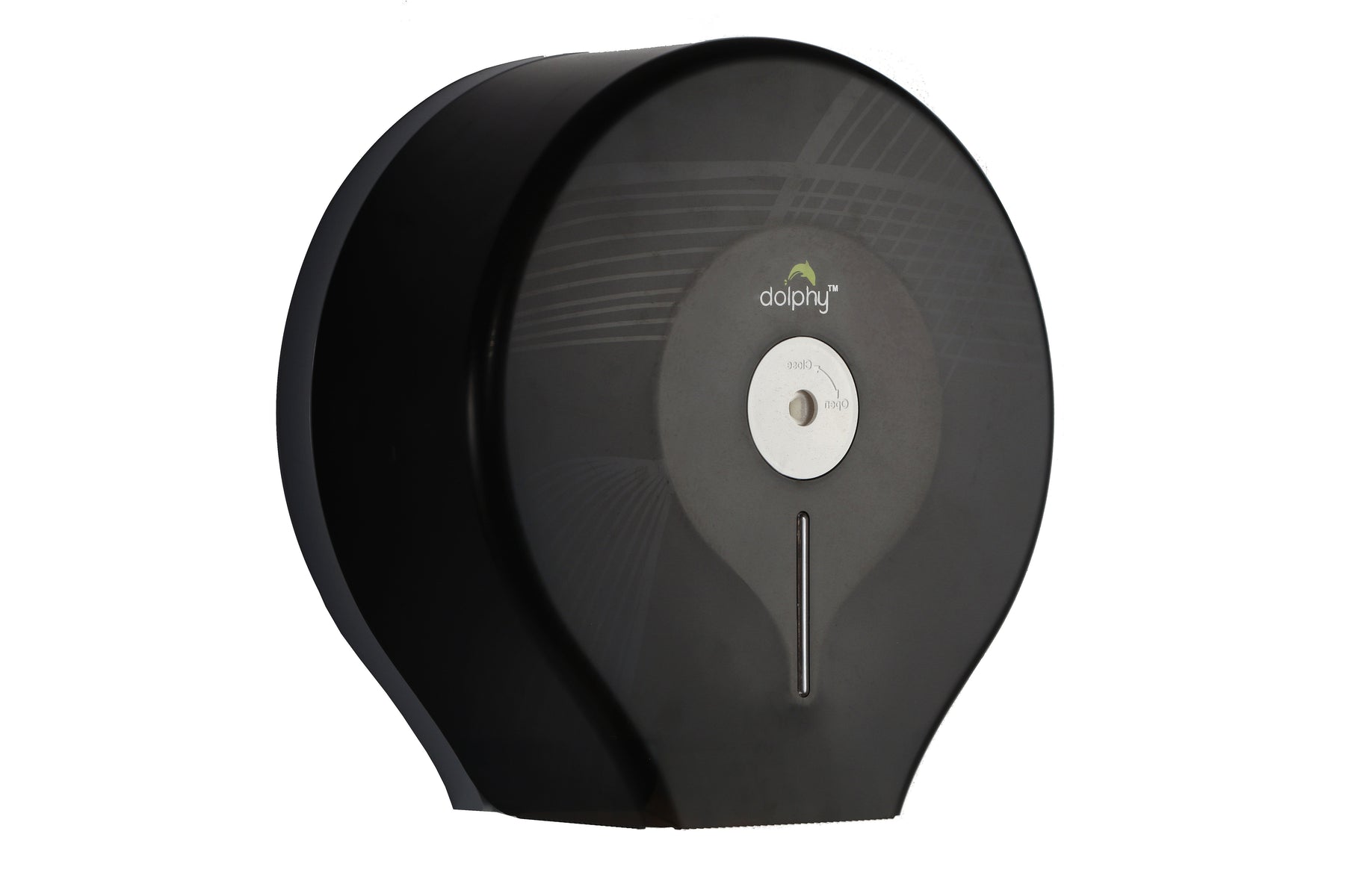 Premium Jumbo Toilet Roll Dispenser – Black