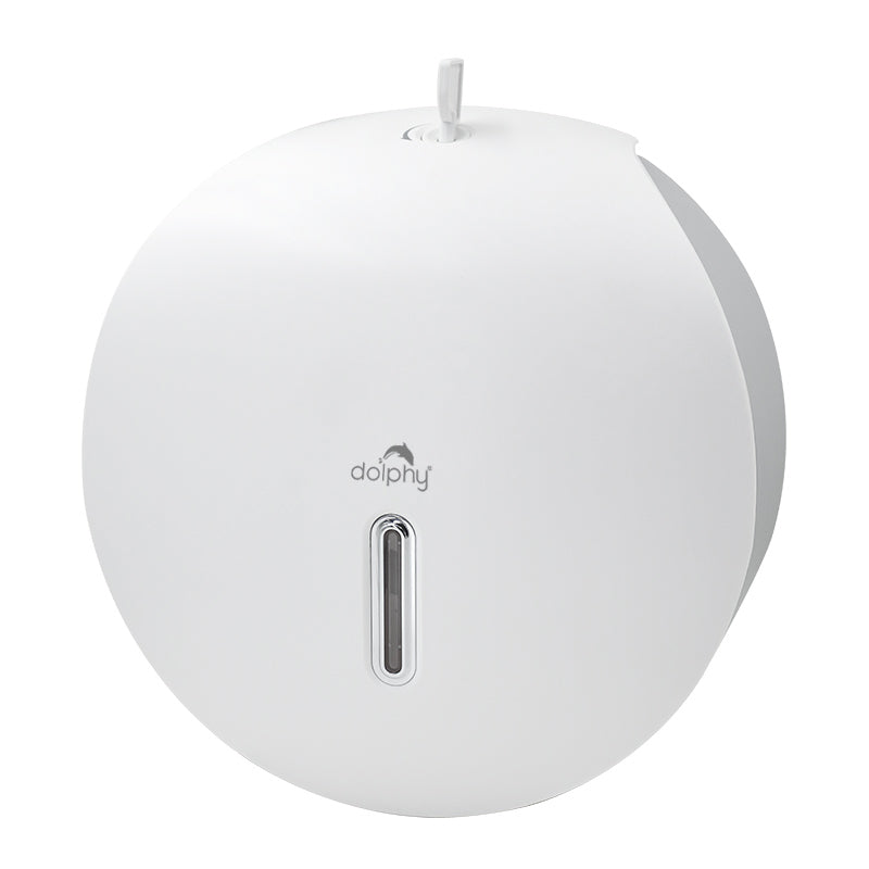 Premium Plaza Jumbo Toilet Roll Dispenser – White