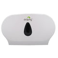 Premium Twin Jumbo Toilet Roll Dispenser – White Wall Mounted