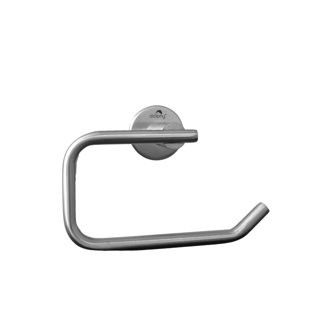 Premium Stainless Steel Basic Toilet Roll Holder – Brushed Silver
