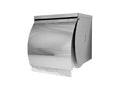 Premium Stainless Steel Single Toilet Roll Holder – with Shelf