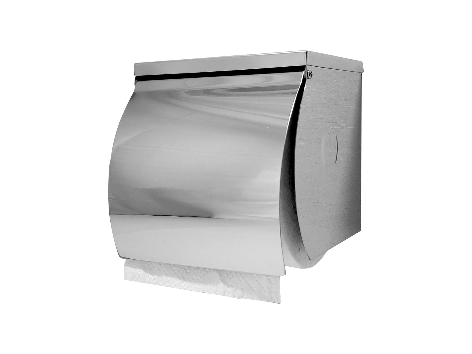 Premium Stainless Steel Single Toilet Roll Holder – with Shelf