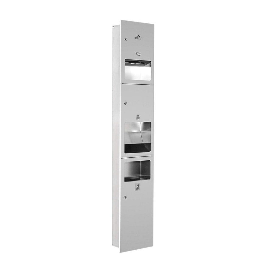 Dolphy 3-in-1 Washroom Recessed Panel - Stainless Steel - SuperSaverAU - view 1