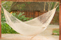 Mayan Legacy Double Size Hammock - Handwoven Cotton, 200kg Capacity, Cream - SuperSaverAU - view 4