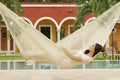Mayan Legacy Cotton Hammock 1.90m x 2m - Free Shipping, Handmade in Mexico - SuperSaverAU - view 4