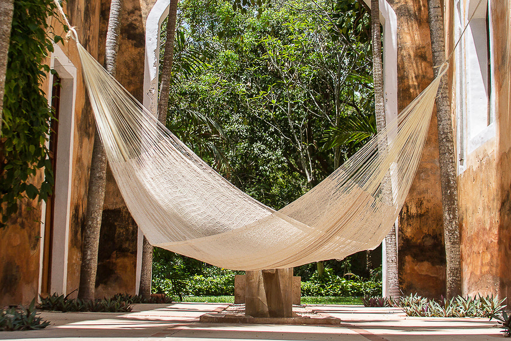 Mayan Legacy Handmade Cotton Bed Hammock - 2.10m x 2.50m, Free Shipping - SuperSaverAU - view 1
