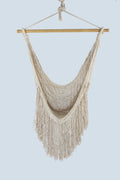 Premium Mayan Legacy Cotton Rope Mexican Hammock Swing - Ivory